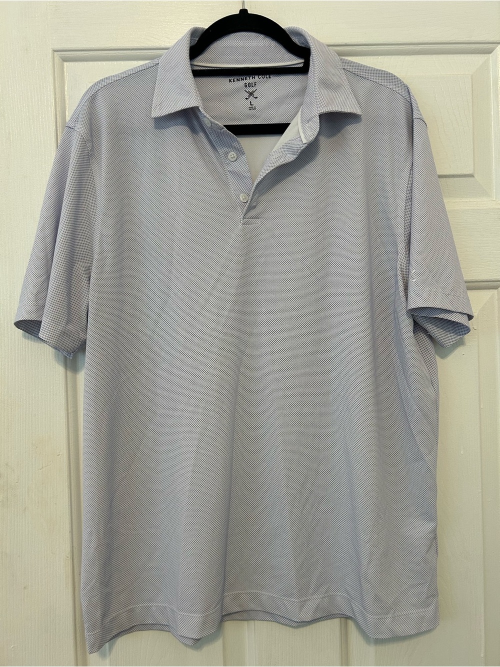 Kenneth Cole Men's Light Blue Polo Shirt